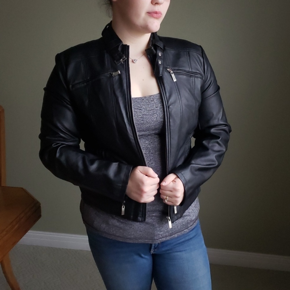 Fake Leather Jacket 😍